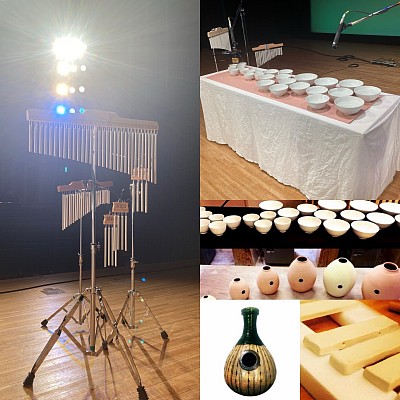 やきもの打楽器は陶芸作家協力のもといちから開発した焼き物による打楽器です。